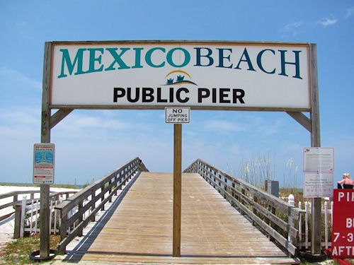 mexico beach pier
